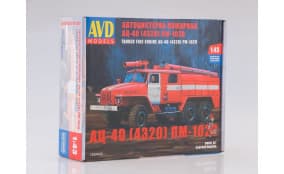 Пожарная цистерна АЦ-40 (Урал-4320) ПМ-102В (1)