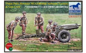 75mm Pack Howitzer M1A1 (British Airborne Version) & Gun Crew