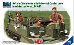 British & Commonwealth Universal Carrier crew in winter uniform 1943-1945