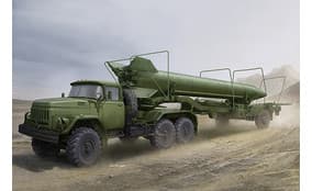 Soviet ZiL-131V tow 2T3M1 trailer with 8K14 missile