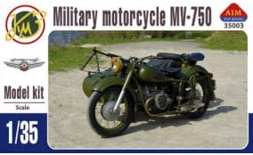 Soviet military motorcycle MV-750 with sidecar